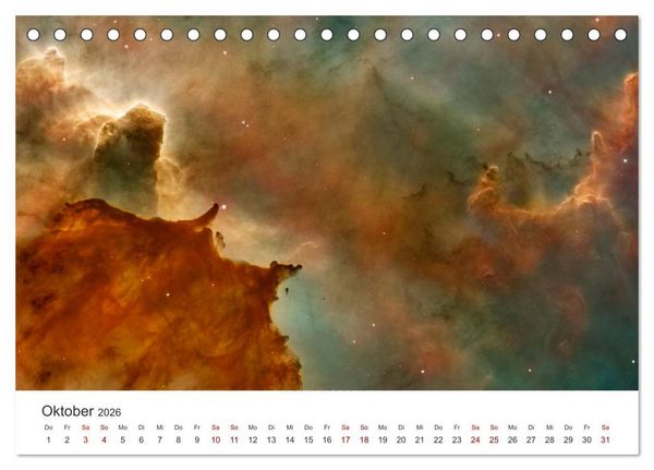 Produktbild: Satellitenbilder - Spektakul&auml;re Aufnahmen aus dem Weltall (Tischkalender 2026 DIN A5 quer), CALVENDO Monatskalender
