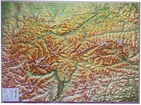 Produktbild: Relief Tirol 1:325.000