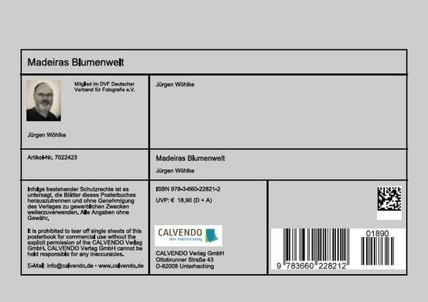 Produktbild: Madeiras Blumenwelt (Tischaufsteller DIN A5 quer)