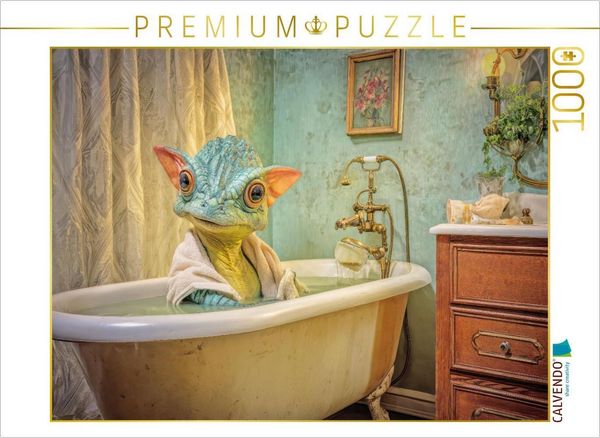 CALVENDO Puzzle Badewannen Freaks | 1000 Teile Lege-Größe 64x48cm Foto-Puzzle für glückliche Stunden