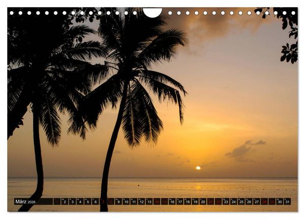 Produktbild: Inselwelt Karibik (Wandkalender 2026 DIN A4 quer), CALVENDO Monatskalender