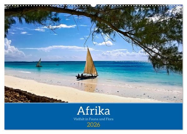 Produktbild: Afrika - Vielfalt in Flora und Fauna (Wandkalender 2026 DIN A2 quer), CALVENDO Monatskalender