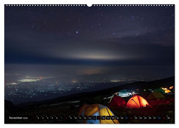 Produktbild: Kilimanjaro - das Dach Afrikas (hochwertiger Premium Wandkalender 2026 DIN A2 quer), Kunstdruck in Hochglanz