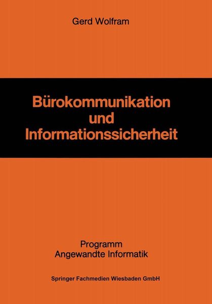 Produktbild: B&uuml;rokommunikation und Informationssicherheit