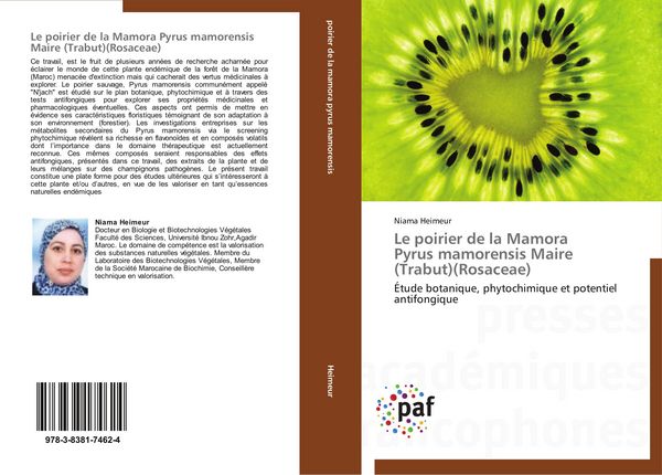 Produktbild: Le poirier de la Mamora Pyrus mamorensis Maire (Trabut)(Rosaceae)