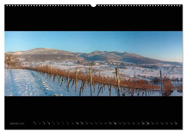 Produktbild: Markgr&auml;flerland-Panoramen - Vier Jahreszeiten in der Toskana Deutschlands (Wandkalender 2026 DIN A2 quer), CALVENDO Monatskalender
