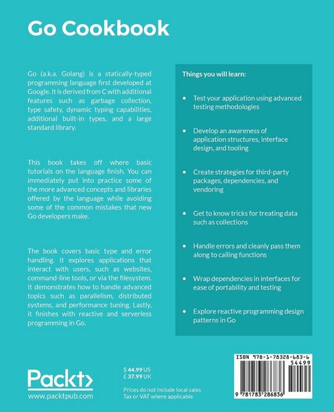 Produktbild: Go Cookbook