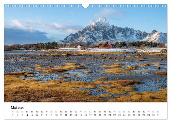 Produktbild: NORWEGEN - EINE ATEMBERAUBENDE SCH&Ouml;NHEIT (Wandkalender 2026 DIN A3 quer), CALVENDO Monatskalender
