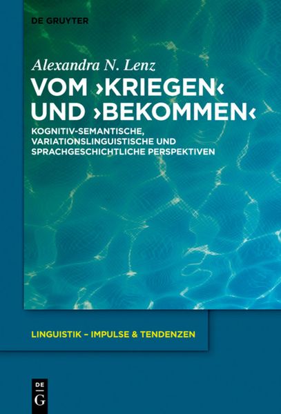 Produktbild: Vom &rsaquo;kriegen&lsaquo; und &rsaquo;bekommen&lsaquo;