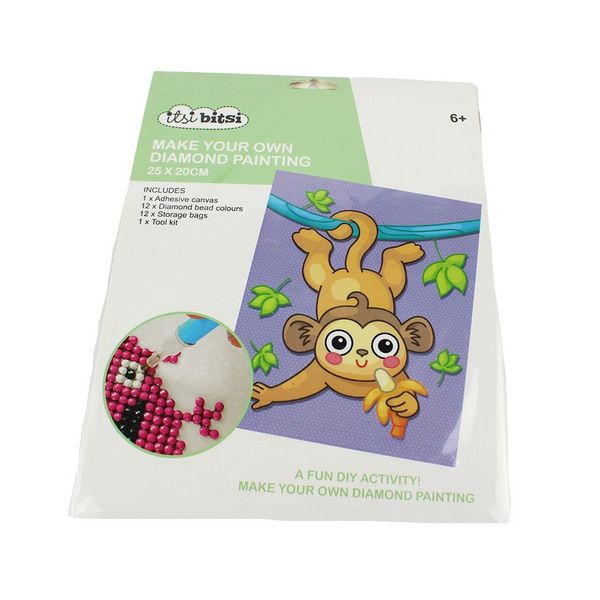 Produktbild: Diamond Painting Affe 25x20cm