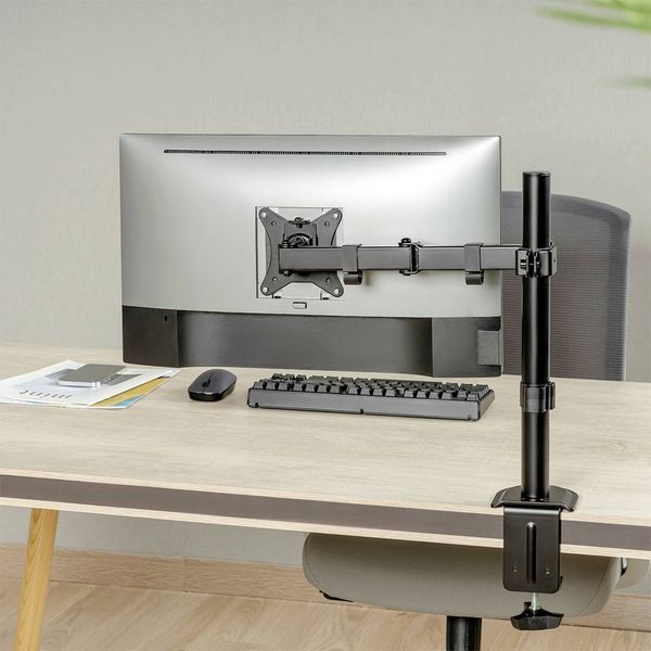 Produktbild: LogiLink Monitor-Tischhalterung BP0171 1 Display(s) Schwarz Drehbar, H&ouml;henverstellbar, Neigbar, Rotierbar, Schwenkbar