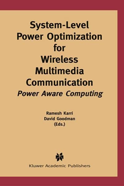 Produktbild: System-Level Power Optimization for Wireless Multimedia Communication