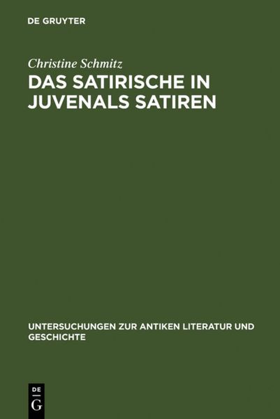 Produktbild: Das Satirische in Juvenals Satiren