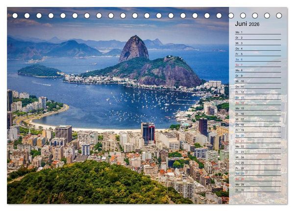 Produktbild: METROPOLEN - die sch&ouml;nsten Weltst&auml;dte (Tischkalender 2026 DIN A5 quer), CALVENDO Monatskalender