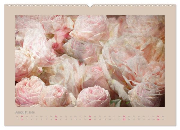 Produktbild: Romantische Rosen (Wandkalender 2026 DIN A2 quer), CALVENDO Monatskalender