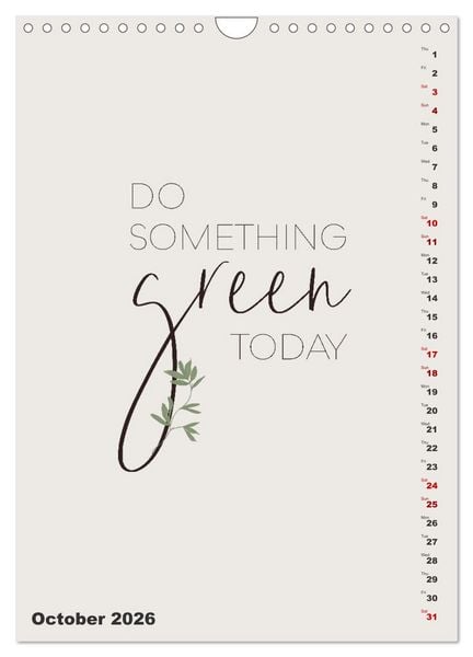 Produktbild: Love your planet (Wall Calendar 2026 DIN A4 portrait), CALVENDO 12 Month Wall Calendar
