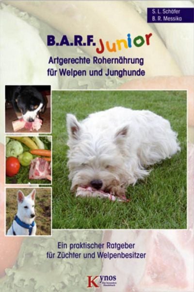 Produktbild: B.A.R.F. Junior - Artgerechte Rohern&auml;hrung f&uuml;r Welpen und Junghunde