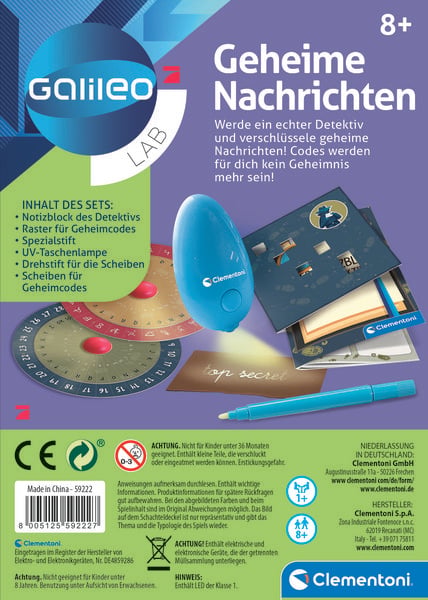 Produktbild: Geheime Nachrichten (Experimentierkasten)