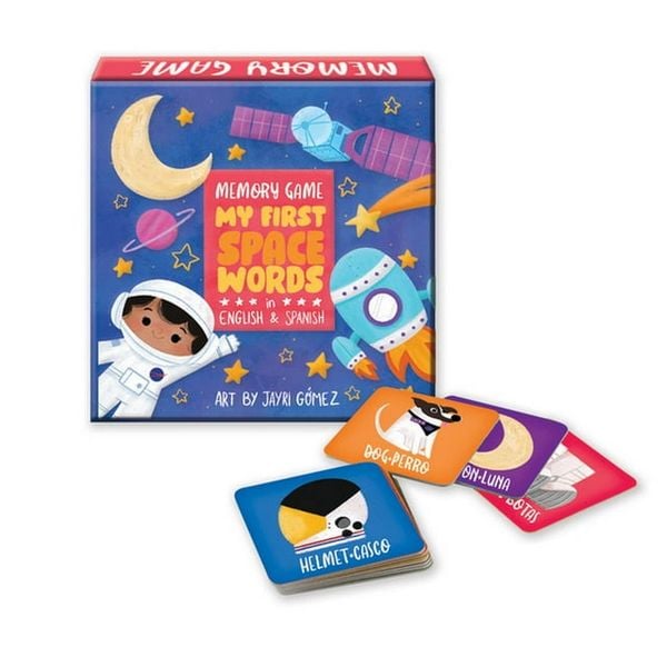 Produktbild: My First Space Words in English & Spanish Memory Game