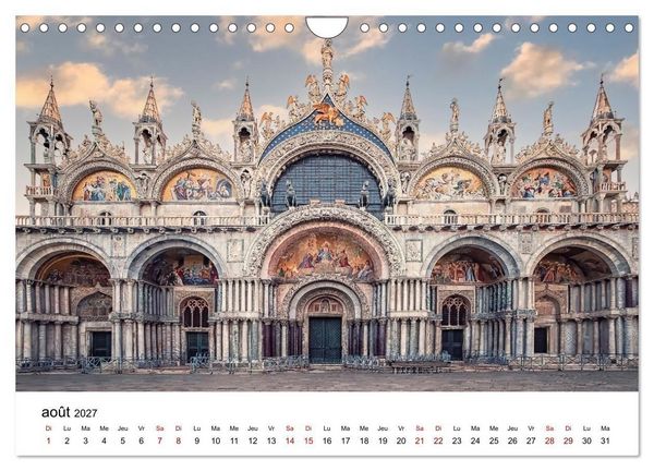 Produktbild: Les merveilles de Venise (Calendrier mural 2027 DIN A4 vertical), CALVENDO calendrier mensuel
