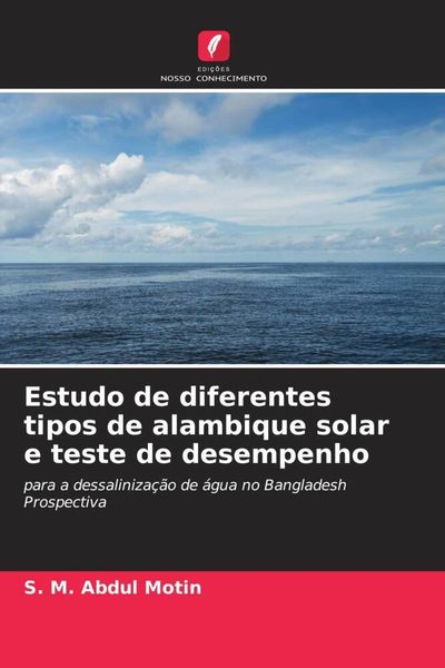 Produktbild: Estudo de diferentes tipos de alambique solar e teste de desempenho