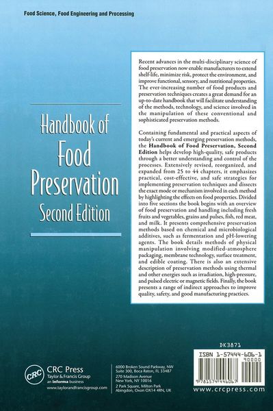 Produktbild: Handbook of Food Preservation