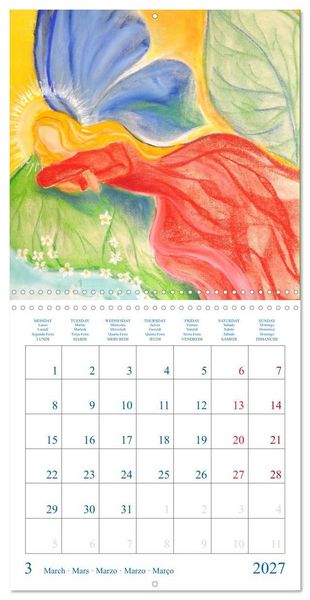 Produktbild: Colorful Fairies (Wall Calendar 2027 12 &times; 12 Inch) CALVENDO 12 Month Wall Calendar