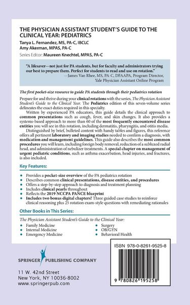 Produktbild: The Physician Assistant Student's Guide to the Clinical Year