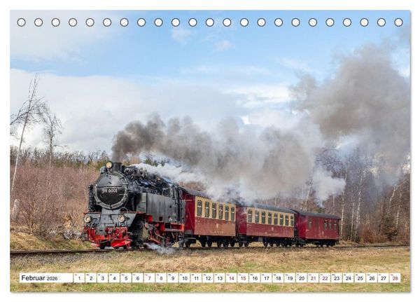 Produktbild: Selketalbahn im Harz (Tischkalender 2026 DIN A5 quer), CALVENDO Monatskalender
