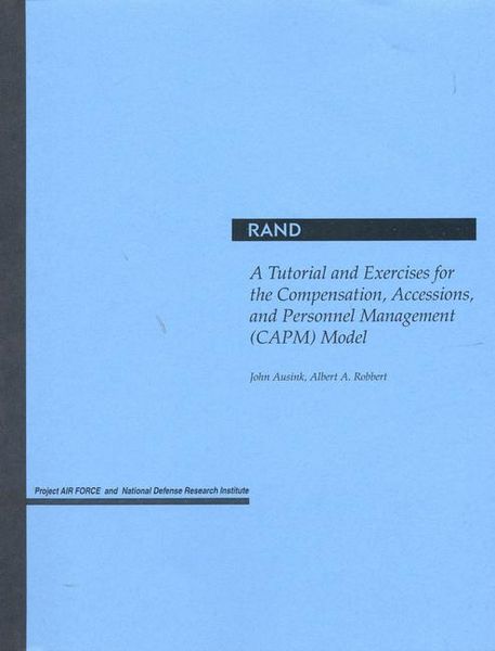 Produktbild: A Tutorial and Exercises for the Compensation, Accessions, and Personnel Management Model
