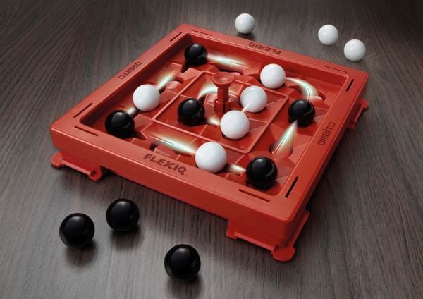 Produktbild: FLEXIQ &ndash; Orbito - Ziel des Spiels ist es, 4 Murmeln einer Farbe in einer horiz