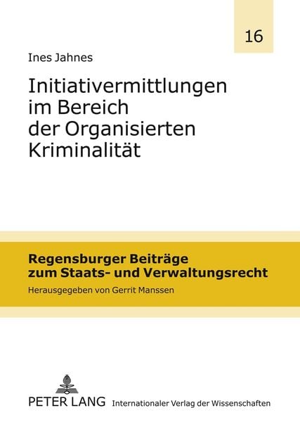 Produktbild: Initiativermittlungen im Bereich der Organisierten Kriminalit&auml;t