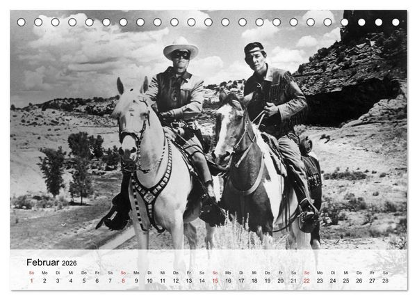 Produktbild: Westernhelden der Kinoleinwand (Tischkalender 2026 DIN A5 quer), CALVENDO Monatskalender