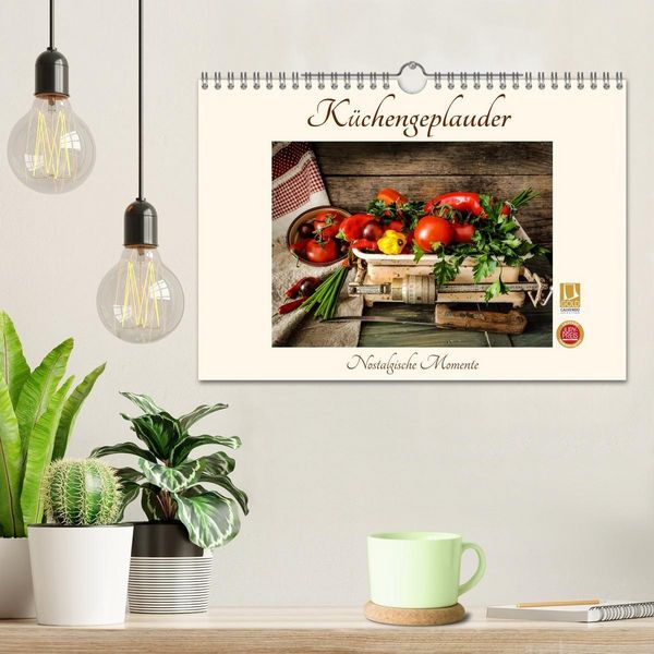 Produktbild: K&uuml;chengeplauder - Nostalgische Momente (Wandkalender 2027 DIN A4 quer), CALVENDO Monatskalender