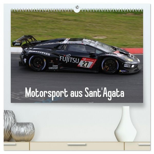 Produktbild: Motorsport aus Sant&rsquo;Agata (hochwertiger Premium Wandkalender 2025 DIN A2 quer), Kunstdruck in Hochglanz