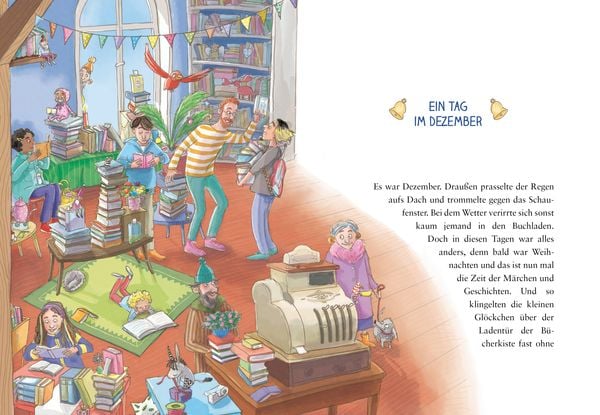 Produktbild: Grimm und M&ouml;hrchen und die Weihnachtswette &ndash; 24 Geschichten, Lieder und Ideen zum Advent