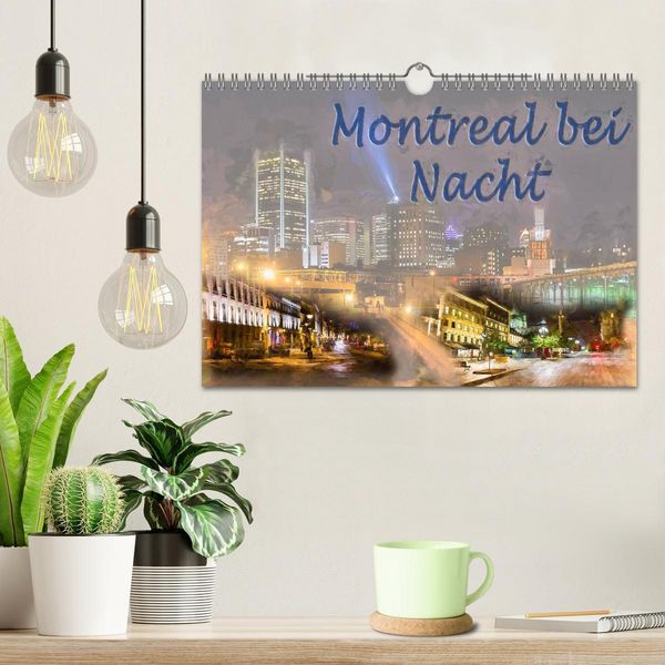 Produktbild: Montreal bei Nacht (Wandkalender 2026 DIN A4 quer), CALVENDO Monatskalender