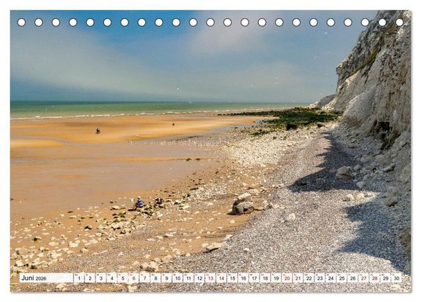 Produktbild: Frankreich - Calais und die Opalk&uuml;ste (Tischkalender 2026 DIN A5 quer), CALVENDO Monatskalender