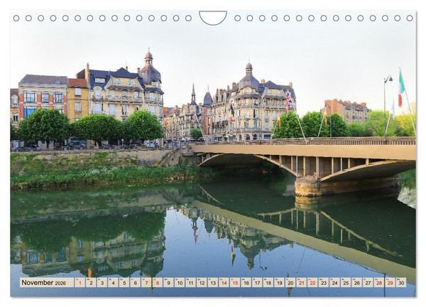 Produktbild: Frankreichs Nordosten - Montm&eacute;dy, Sedan, Charleville-M&eacute;zi&egrave;res (Wandkalender 2026 DIN A4 quer), CALVENDO Monatskalender