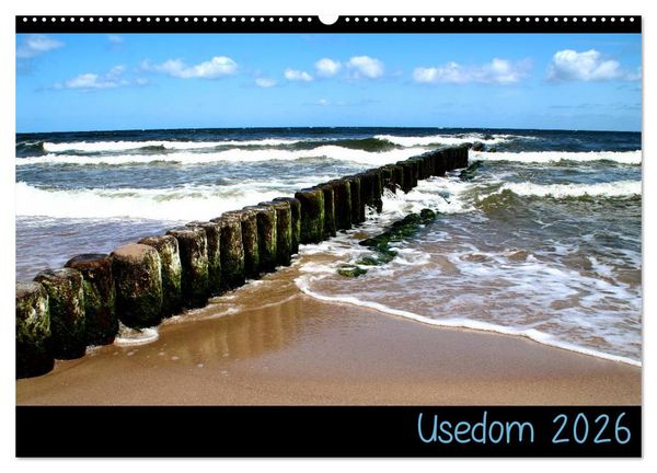 Produktbild: Usedom 2026 (Wandkalender 2026 DIN A2 quer), CALVENDO Monatskalender