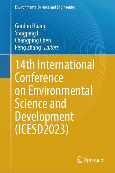 Produktbild: 14th International Conference on Environmental Science and Development (ICESD2023)