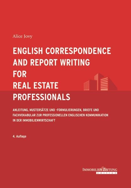 Produktbild: English Correspondence and Report Writing for Real Estate Professionals