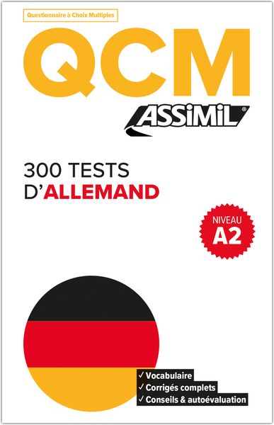 Produktbild: ASSiMiL QCM - 300 tests d'allemand - Niveau A2