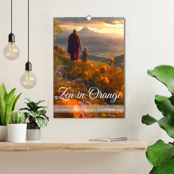 Produktbild: Zen in Orange (Wall Calendar 2026 DIN A3 portrait), CALVENDO 12 Month Wall Calendar