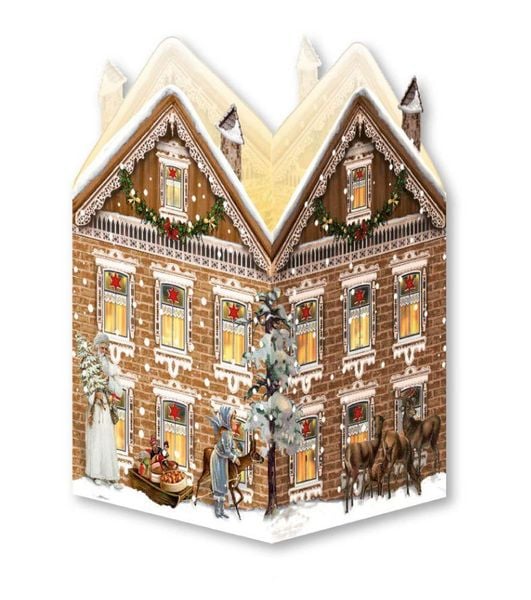 Produktbild: Mini-Adventskalender &ndash; Nostalgische Weihnachtsh&auml;user