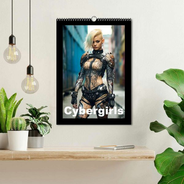 Produktbild: Cybergirls (Wandkalender 2026 DIN A3 hoch), CALVENDO Monatskalender