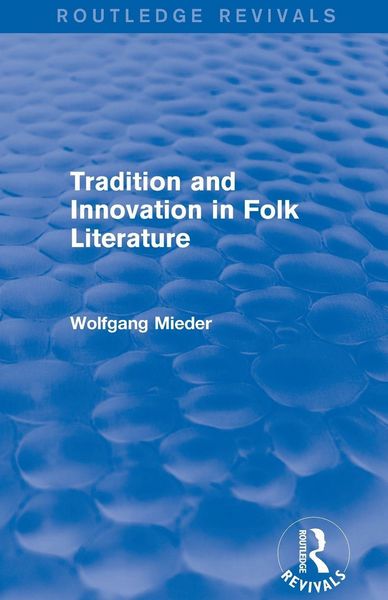 Produktbild: Tradition and Innovation in Folk Literature