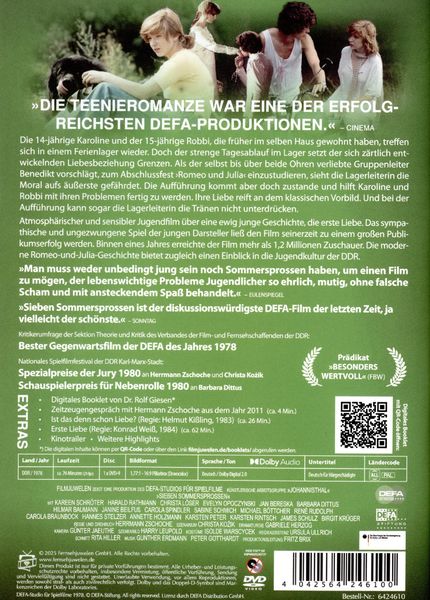 Produktbild: Sieben Sommersprossen (DEFA Filmjuwelen)