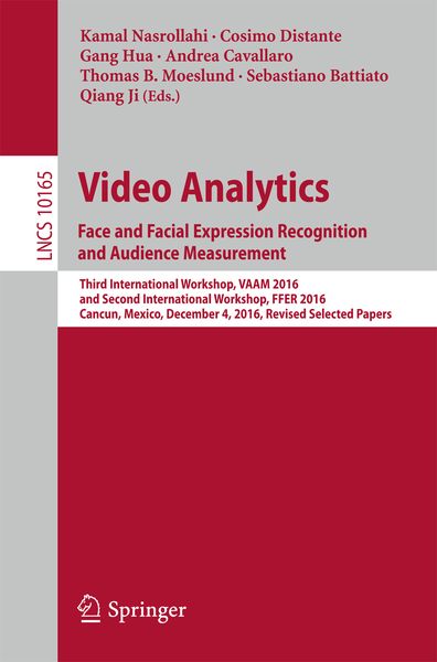 Produktbild: Video Analytics. Face and Facial Expression Recognition and Audience Measurement