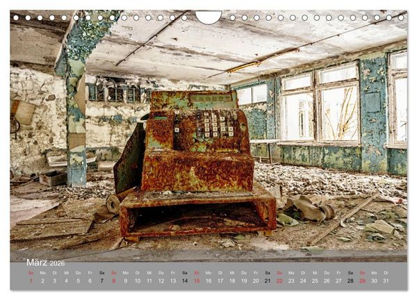 Produktbild: Tschernobyl - In der Sperrzone (Wandkalender 2026 DIN A4 quer), CALVENDO Monatskalender